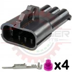 3 Way GM Delphi / Packard - Metripack 280 Receptacle Connector Kit