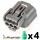 3 Way Sumitomo HX 040 Low Keyway Grey Plug Connector Kit