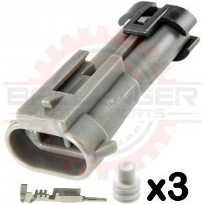 2 way Metri-Pack 150 Receptacle Connector Kit, for LS3 A/C Compressor