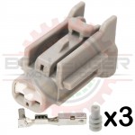 2 Way RK040 Type Connector Kit For Subaru Wheel Speed Sensors