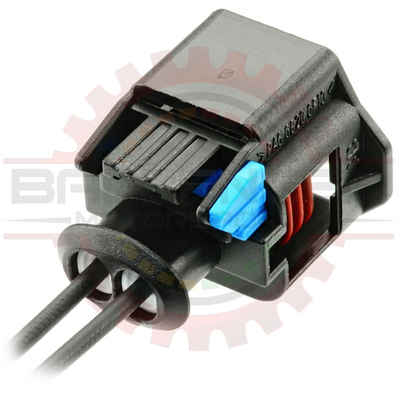 2 Way Bosch Connector Plug Pigtail for Solenoids, Sensors, & Diesel Fuel Injectors