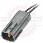 2 Way Receptacle Connector Pigtail for Japanese applications, Gray