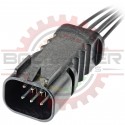 6 Way GT 150 Receptacle Connector Pigtail for LS2 Throttle Body