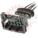 4 Way Bosch Ignitor Plug Connector Pigtail. Fits AEM 30-2840 Driver.