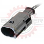 2 Way Bosch Temp Sensor for Ecodiesel & Mercedes Diesel Fuel Injector Connector Pigtail for Sprinter and other Applications