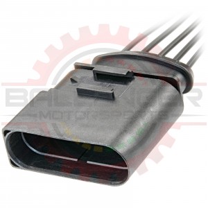 5 Way Bosch MAF Connector Receptacle Pigtail for VW, Audi, & European Applications (VW # 6X0 973 825)