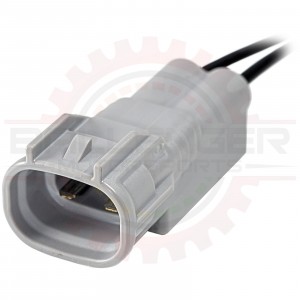 2 Way Receptacle Connector Pigtail TS Sealed Series for sensor application, gray keyless