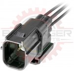 4 Way Sumitomo HV 040 Black Receptacle Connector Pigtail