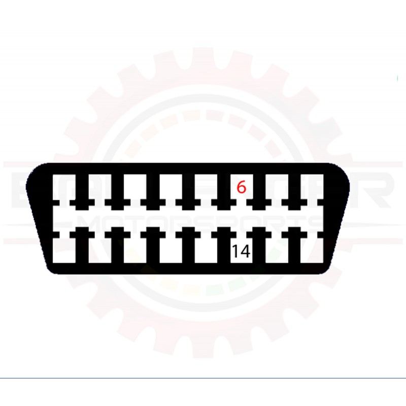 OBD2 CAN Pass-through Connector Pigtail