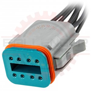 Deutsch DT/AT 8 Way Connector Plug Pigtail