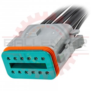 Deutsch DT/AT 12 Way Connector Plug Pigtail