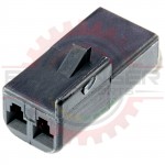 GM Delphi / Packard - Black Plug 2 Way Unsealed Metri-Pack 150 ( Metripack ) Connector Assembly