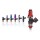 ID1700-XDS, for 03-07 Accord / J-series V6. 11mm (red) adapters. S2K lower. Set of 6.