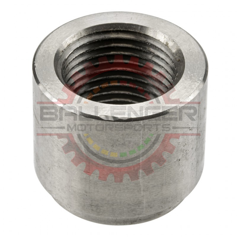 Extended Stainless Steel Wideband O2 Sensor Fitting (less restriction in small diameter pipes) - Weld in type - Female Nut