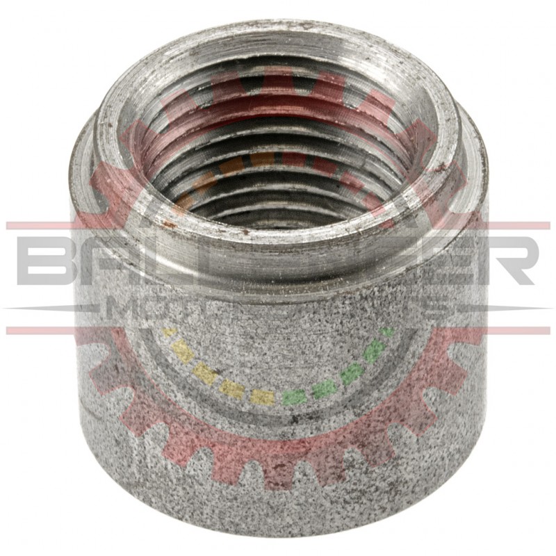 Extended Steel Wideband O2 Sensor Fitting (less restriction in small diameter pipes) - Weld in type - Female Nut