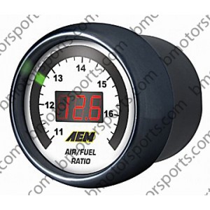 AEM UEGO Gauge Display Black Bezel / White Face - PN 30-4123