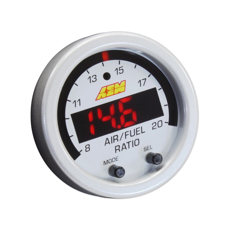 AEM X-Series Wideband UEGO AFR Sensor Controller Gauge Kit - Wideband O2 - w/ Sensor - PN 30-0300 LSU 4.9