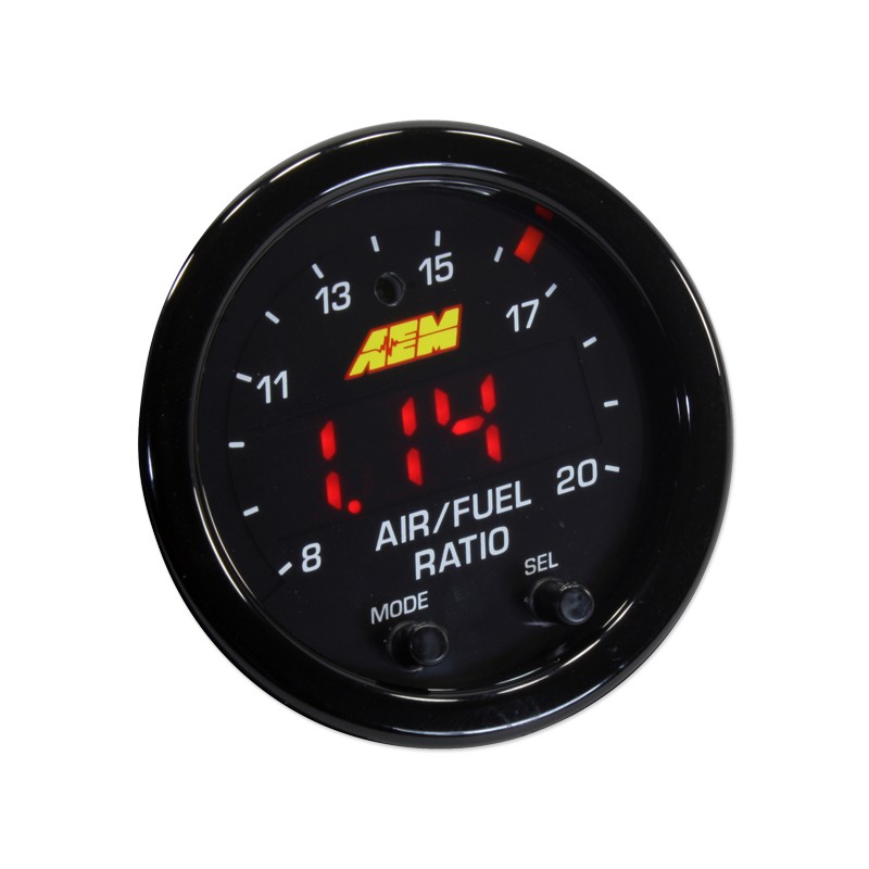 AEM X-Series Wideband UEGO AFR Sensor Controller Gauge Kit - Wideband O2 - w/ Sensor - PN 30-0300 LSU 4.9