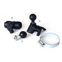 SmartyCam V-bracket mount kit for 1 to 2.1 inches Ø bar