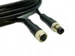 CAN bus Extension Cable, M8 4P Female to M8 4P Male