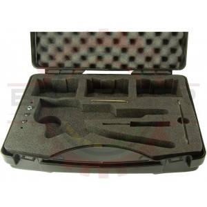 Small Case for Production Quality Hand Crimper - Holds Production Quality Crimper with die plus 3 additional Production Quality Crimp Dies