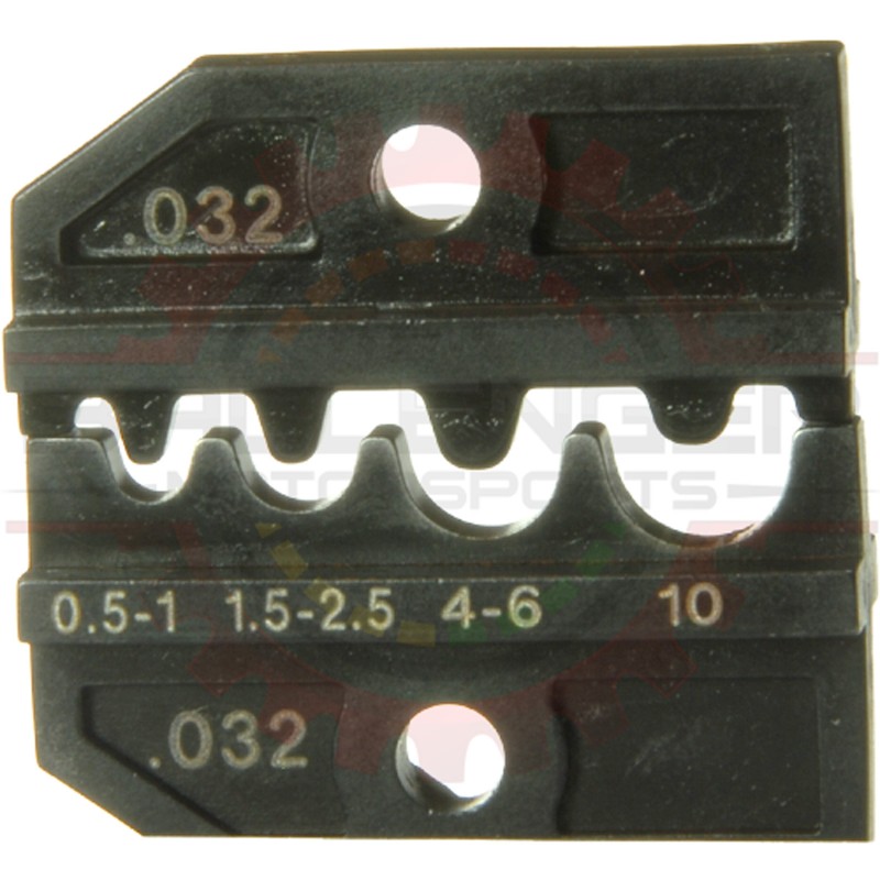 Production Quality <u><b>One-Step</b></u> Crimp Die ( Crimps non-insulated connectors ) for 16 - 25 mm² for non-insulated connectors