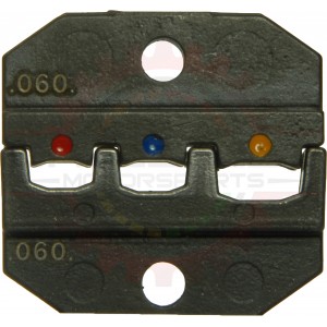 Production Quality <u><b>One-Step</b></u> Crimp Die ( Crimps insulated connectors ) for insulated connectors, 20 - 10 AWG ( 0.5mm2 - 6mm2 )