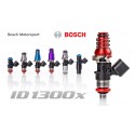ID1300x², for MR-2 Turbo 90-96 / 3S-GTE Top-feed applications. 11mm (blue) adapter top. Set of 4.